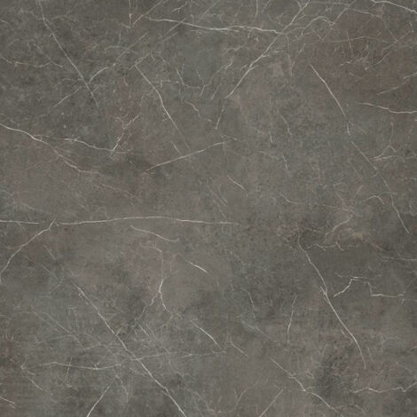 Sol PVC Textile - Aspect marbre anthracite - Rouleau de 3m x 2m