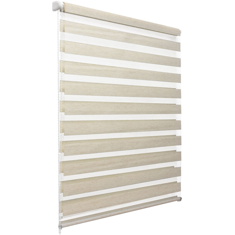 Sol Royal Doppelrollo Soldecor Dl2 100x150cm Leinen – Klemmfix Ohne Bohren