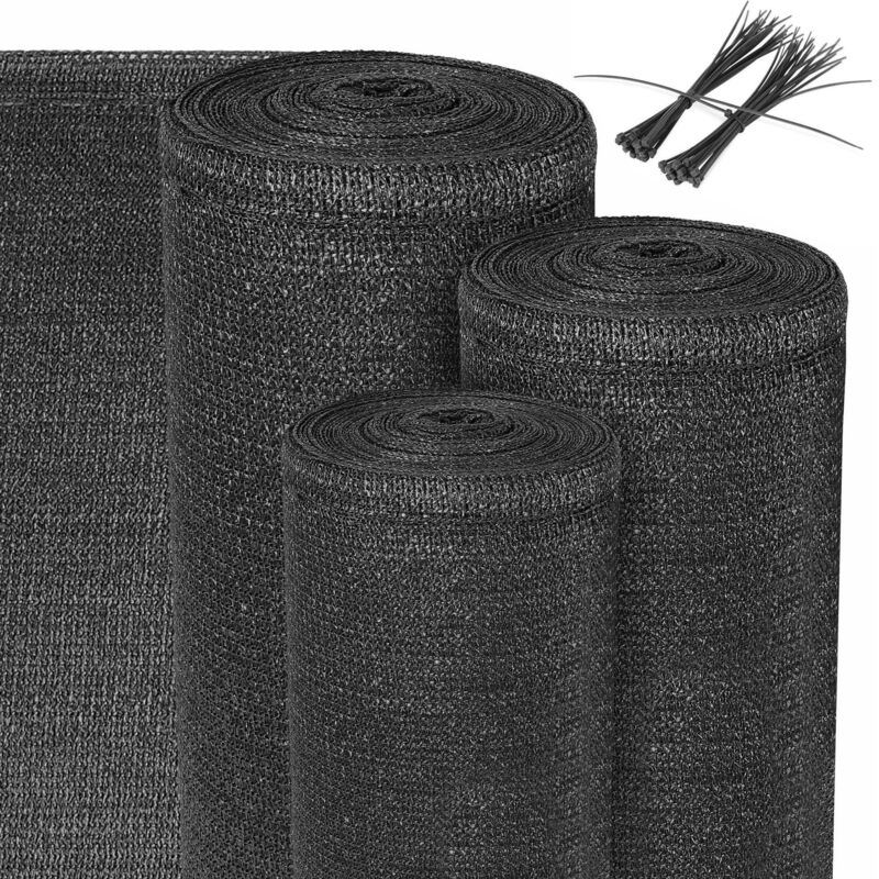 Sol Royal Schattennetz 25m X 1, 8m Schattiergewebe 165g/m² Sg80, Anthrazit