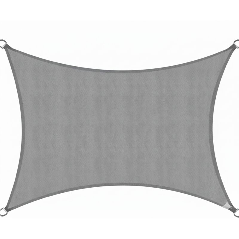Sol Royal Sonnensegel Rechteckig Wasserdicht 4x5m Solvision Ps9, Grau