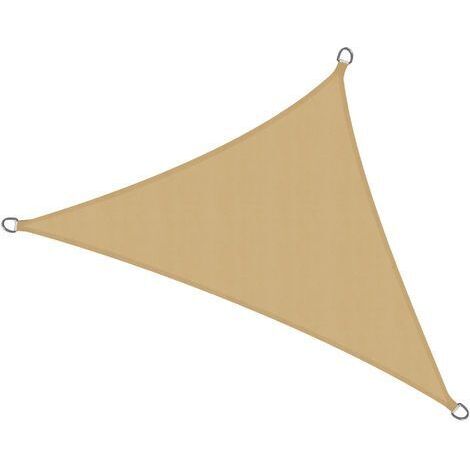 Sol Royal Toldo/parasol SolVision  Triangular  de 100 % Poliester mit recubrimiento de poliuretano  robusto y de fácil cuidadot	Arena, 700x500x500 cm