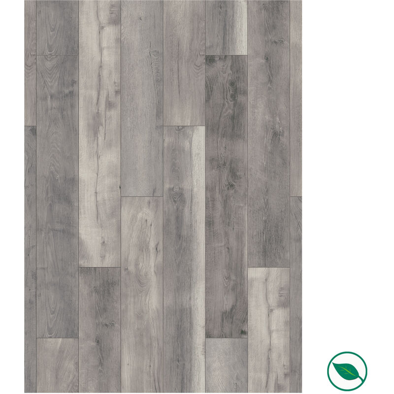 Sol stratifié effet parquet - ép 10 mm - black water oak - boite de 7 lames soit 1,73 m2 - ko Vintage Classic K413 - pefc 70%