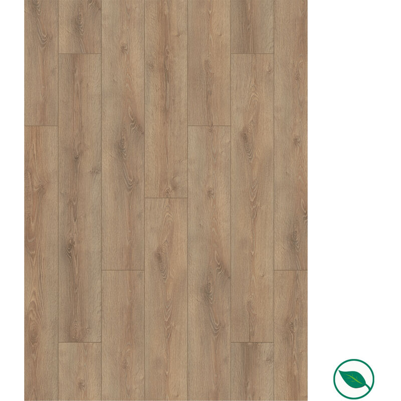 Sol stratifié effet parquet - ép 8 mm - clearwater oak - boite de 9 lames soit 2,22 m2 - ko Supernatural Classic K057 - pefc 70%
