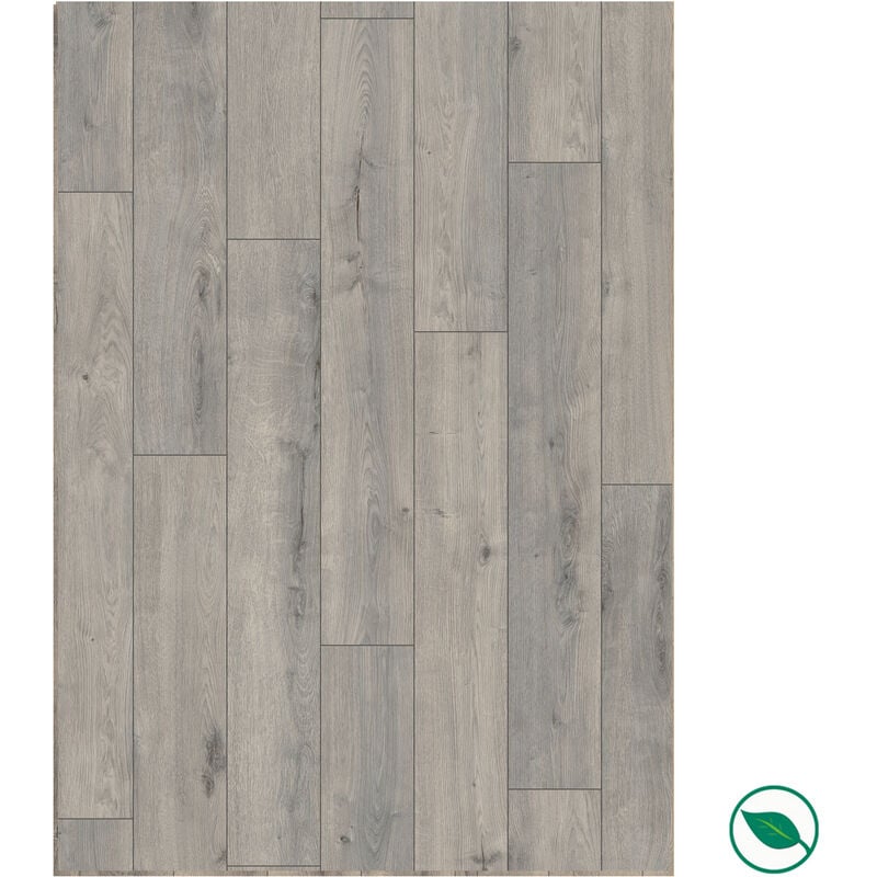 Sol stratifié effet parquet - ép 8mm - Atomic Oak - boite de 9 lames soit 2,22 m2 - ko Atlantic 8 K392 - pefc 70%