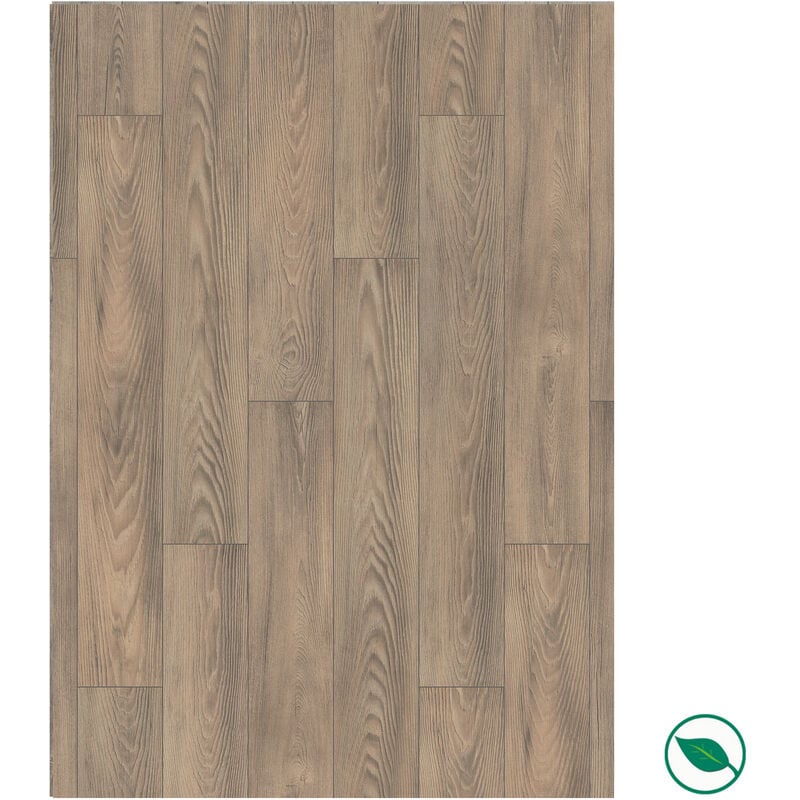 Sol stratifié effet parquet - ép 8mm - Urban Heritage Chestnut - boite de 9 lames soit 2,22 m2 - ko Atlantic 8 K481 - pefc 70%