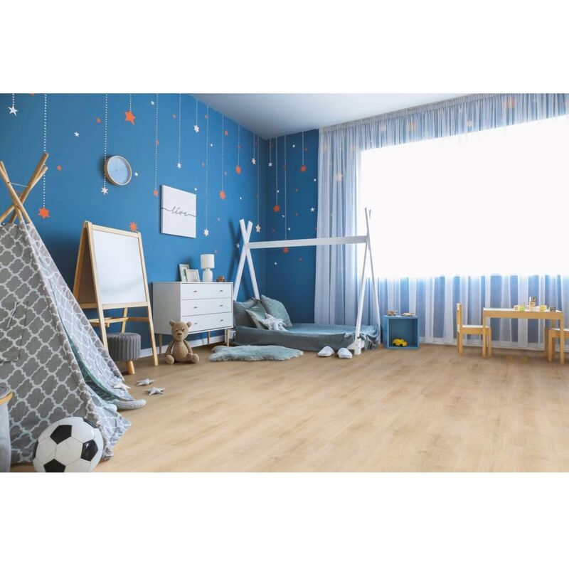 Sol stratifié 7 mm pose flottante Viggo Chêne norma 19,3x138 - Dimensions:19,3x138 - Chêne norma -2.397 m2