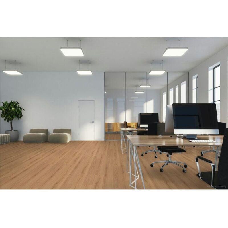 Sol stratifié 7 mm pose flottante Viggo Chêne persée 19,3x138 - Dimensions:19,3x138 - Chêne persée -2.397 m2