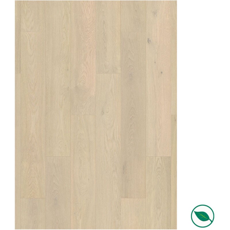 Sol stratifié effet parquet – 10 mm – boîte de 10 lames - 1,76 m2 – eh river 10 K669 pure+ Rope Ethereal Oak