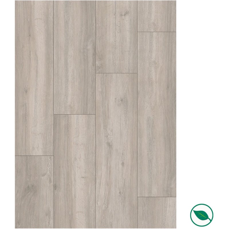 Sol stratifié effet parquet – 8 mm – boîte de 9 lames - 2,26 m2 – eh villa 5946 pure+ chene rockford