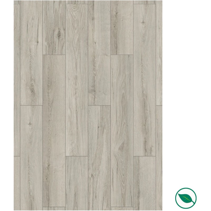 Sol stratifié effet parquet – 8 mm – boîte de 9 lames - 2,26 m2 – eh villa K418 pure+ chene longbow