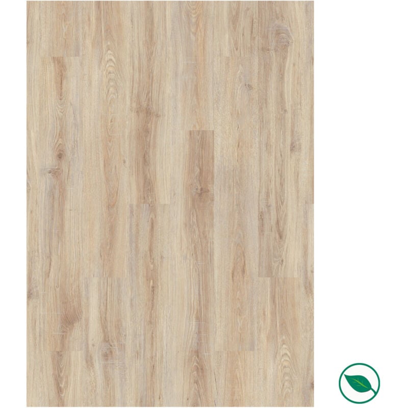 Sol stratifié effet parquet - 7 mm - chêne greenland - boite de 10 lames - 2,47 m2 - eh classic 5236 - pefc 70%