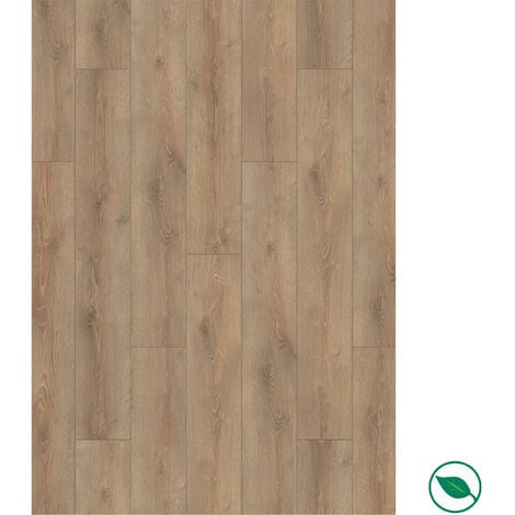 sol stratifié effet parquet - ép 8 mm - clearwater oak - boite de 9 lames soit 2,22 m2 - KO Supernatural Classic K057 - PEFC 70%