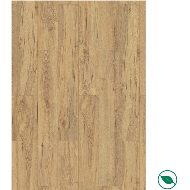 Sol stratifié effet parquet - ép 8mm - boite de 9 lames soit 2,26 m2 - ko Supernatural Classic K419 Armoury Oak