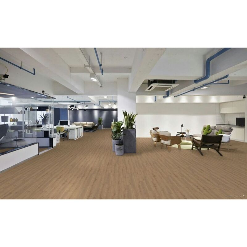 Sol stratifié lame pose flottante uniclic 8 mm Ingeborg i Chêne zéta 126,1x19,2