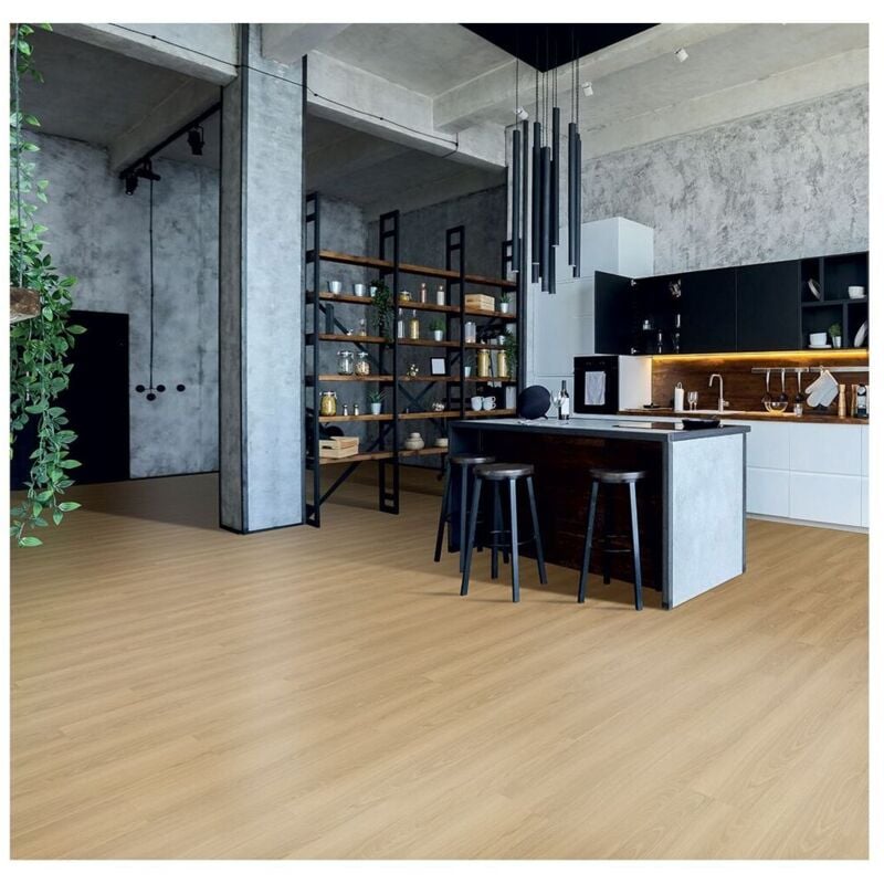 Sol stratifié lame pose flottante uniclic 8 mm Ingeborg i Chêne carène 126,1x19,2