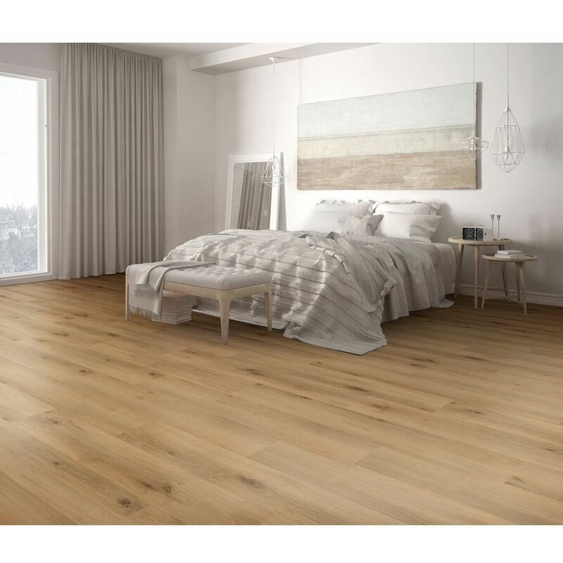 Sol stratifié lame pose flottante uniclic Arkin Chêne andromède 126,1x19,2 - Dimensions:126,1x19,2 - Chêne andromède -2.421 m2