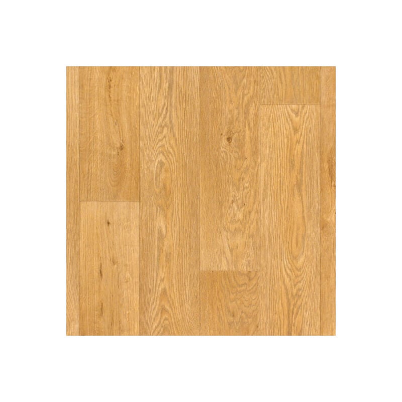 Sol Vinyle First - Effet parquet chêne traditionnel - Rouleau de 3m x 4m