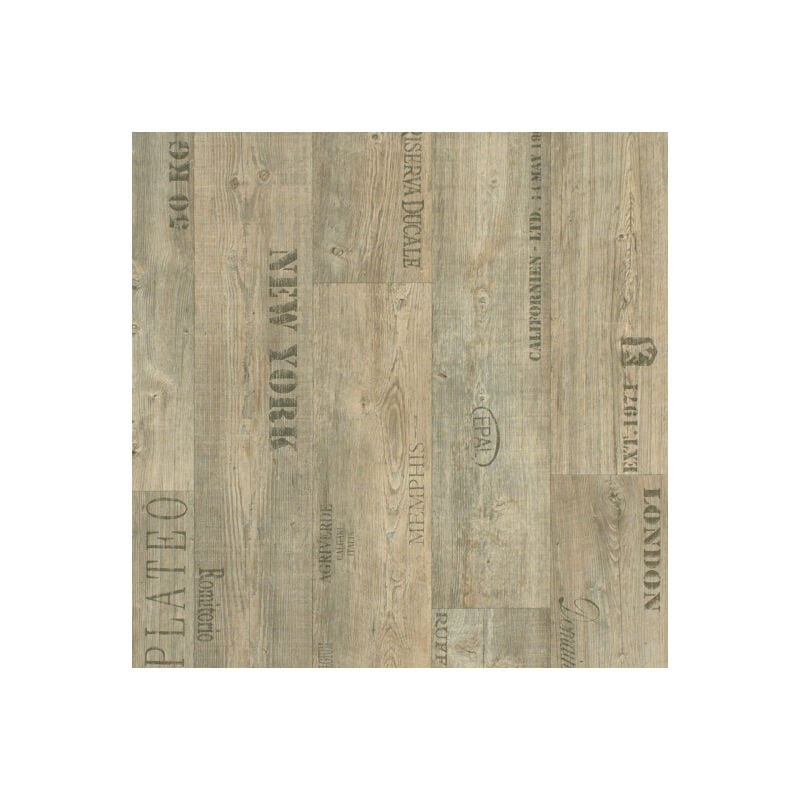 Sol Vinyle First - Imitation parquet marqué - Rouleau de 3m x 3m