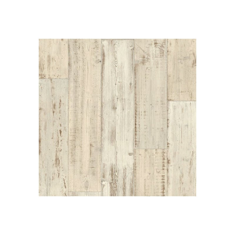 Sol Vinyle Link - Imitation parquet bois peint vieilli - Rouleau de 4m x 6m