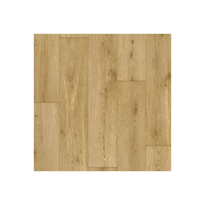 Sol Vinyle Link Plus - Imitation parquet bois naturel - Surface brillante - Rouleau de 2m x 2m
