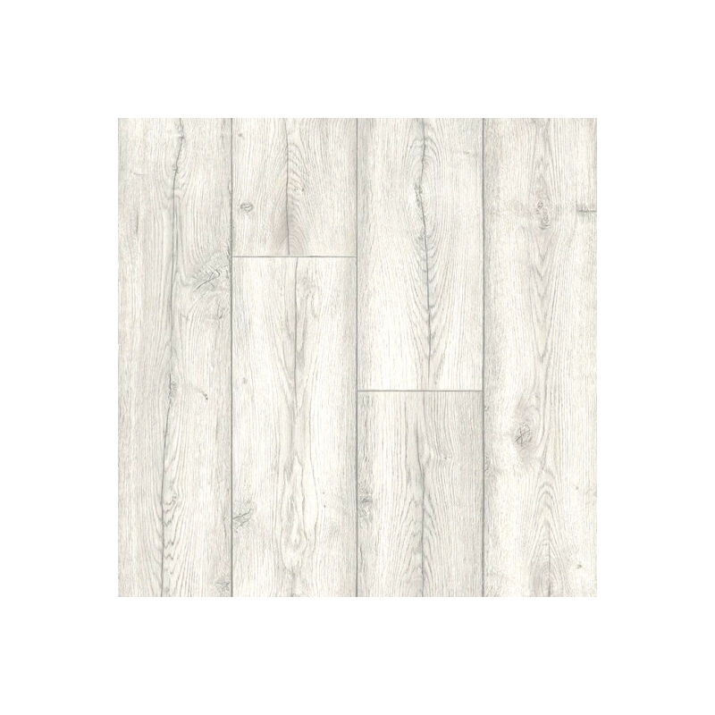 Sol Vinyle Link Plus - Imitation parquet vieilli blanchi - Surface brillante - Rouleau de 2m x 6m