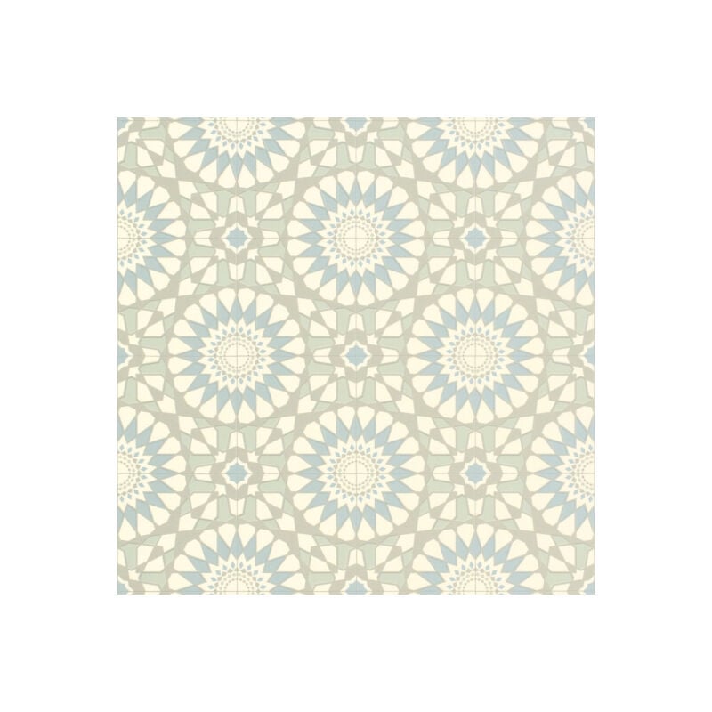 Sol Vinyle Style - Carreaux de ciment motif mosaïque - Rouleau de 4m x 2m