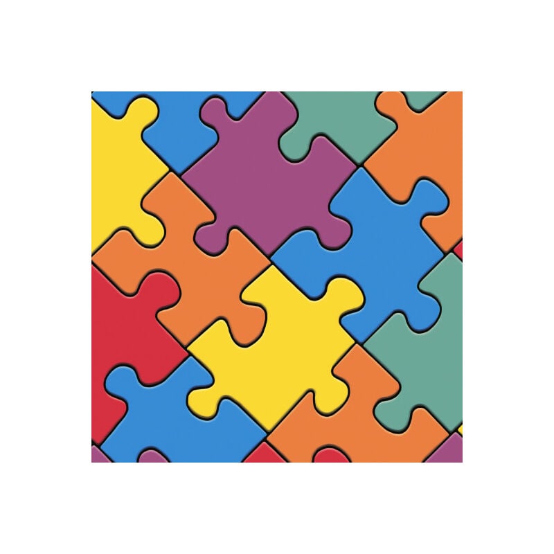 Sol Vinyle Style - Motif Puzzle - Rouleau de 2m x 3m