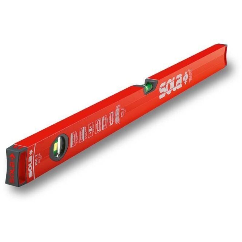 Level - SOLA - BIG X 80 - Red - Plastic - Angle and level