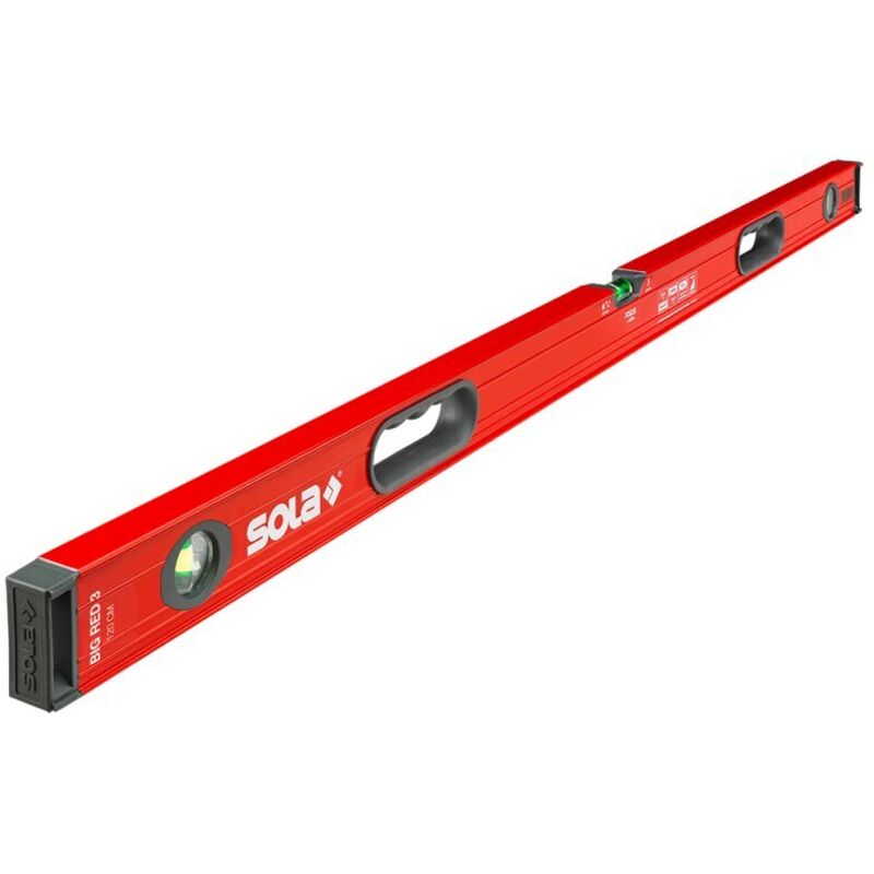 Aluminium Wasserwaage Big Red 3 Mit Handgriffen Sola 120cm