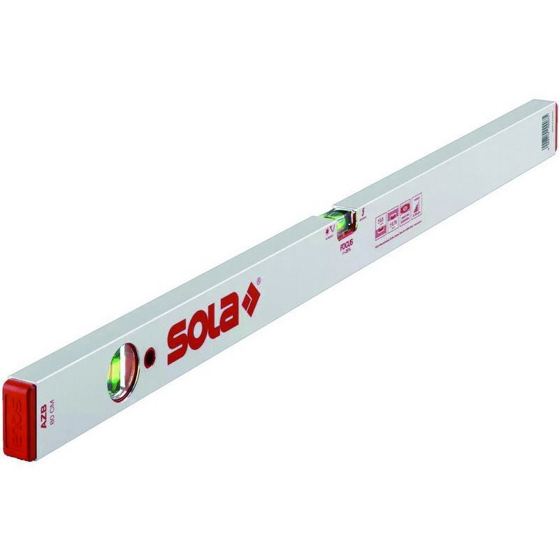 Sola - livella azb 100 2 bolle in alluminio col