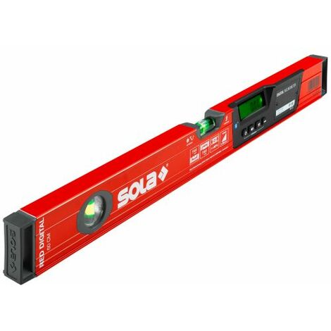 Sola RED60LASERDIGITAL Nivel láser de burbuja con inclinómetro electrónico digital Red Laser Digital