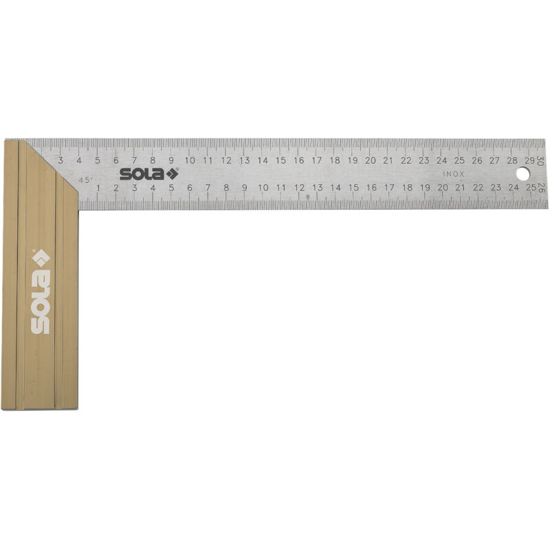 Sola Schreinerwinkel Winkel Messwinkel Schreiner Zimmermann Alu Rostfrei Srb 300