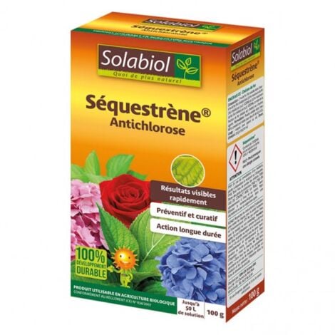 SBM SOLABIOL - Anti-chlorose Séquestrène - 100 g