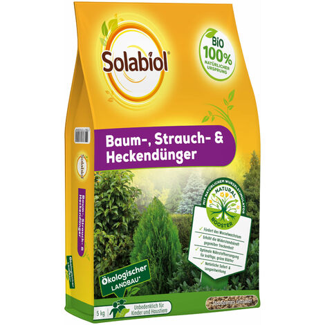 Solabiol Baum-, Strauch- & Heckendünger - 5 kg
