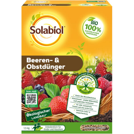 Solabiol Beeren- & Obstdünger - 1,5 kg