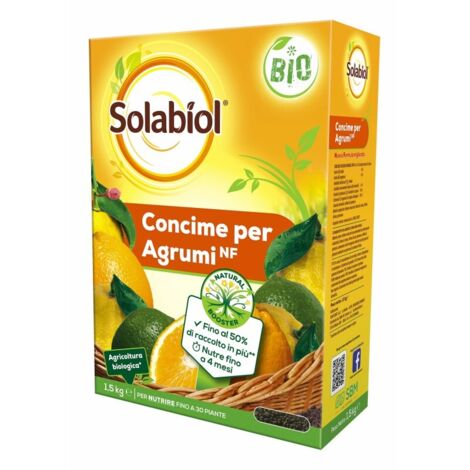 Solabiol Concime Granulare Agrumi Biologico kg 1,5