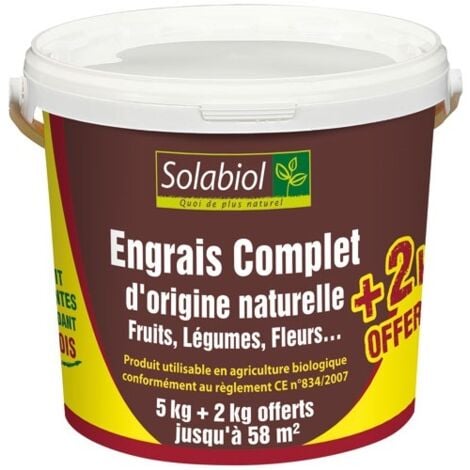 SOLABIOL - Engrais complet 5 + 2kg offert