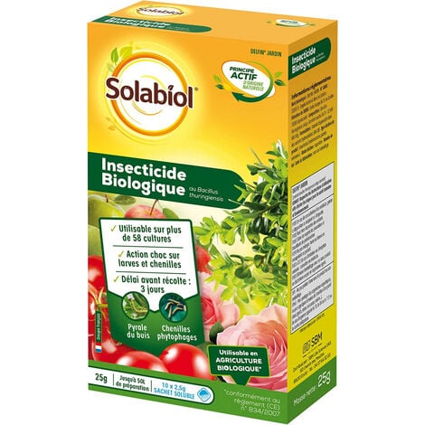 Solabiol Insecticide Biologique Action Choc 25 grs