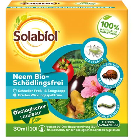 Solabiol Neem Bio-Schädlingsfrei 30 ml Gebrauchsfertig