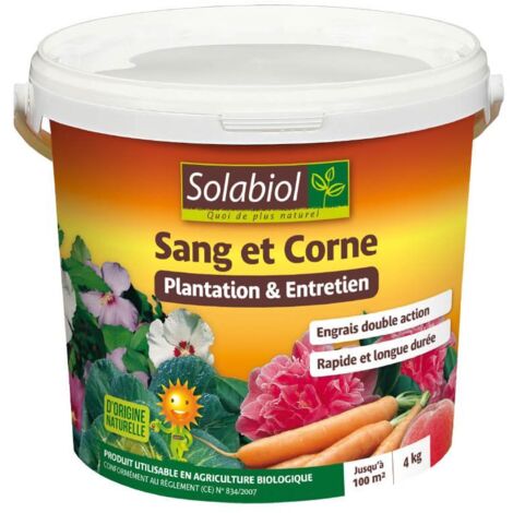 Solabiol SOMIX04 4 Kg | Effet Rapide (Sang) et Longue durée (Corne), Puissant