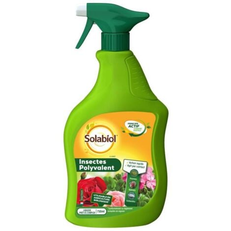 SOLABIOL SOPOLYPAL750N -Anti Pucerons Plantes Ornementales & Cultures- 750ml- Action Rapide