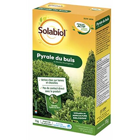 Solabiol SOPYRAL15 Pyrale du Buis, Brun, 15 g