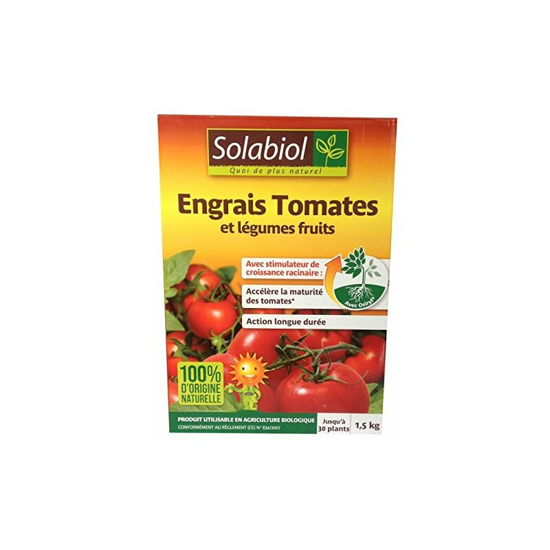 Engrais tomates et legumes fruits 1,5KG Solabiol