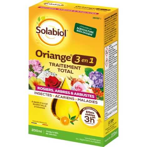 Traitement Total 3 en 1 - Éliminez les insectes, acariens et maladies - 200ml
