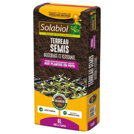SOLABIOL - Terreau semis 6l /nc