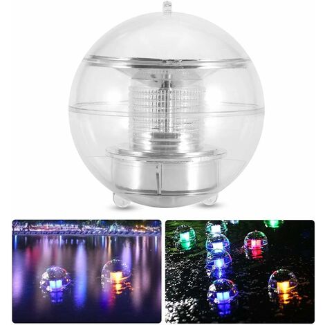 Solaire imperméable à la lumière de Lampe à Balle Flottante de la Lampe à Billes Flottante pour Piscine Jardin