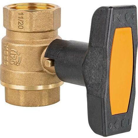 Solaire-Isolation-T-robinet sphérique Type G DN25 (1") fem