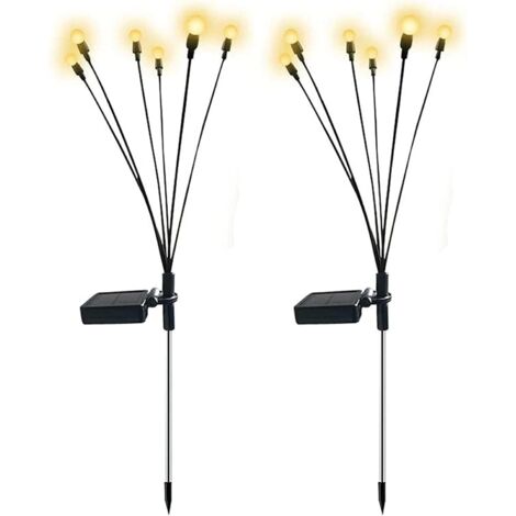 solaires oscillantes Lampes solaires dextrieur 6 Ampoules