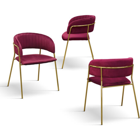 SOLANA - sedia di design moderno in velluto