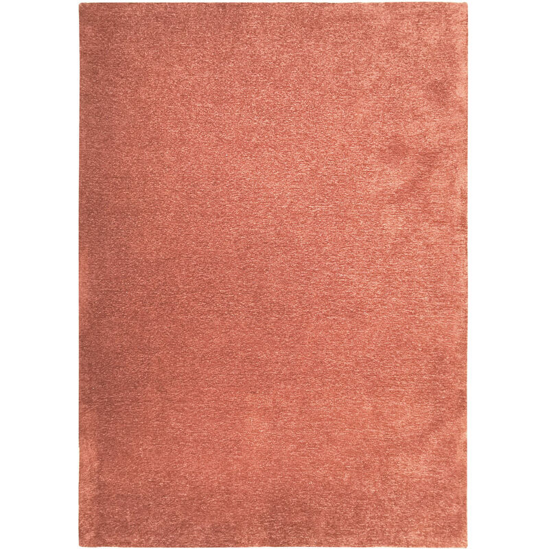 Thedecofactory - solance - Tapis lumineux terra cotta 160x230 - Rouge